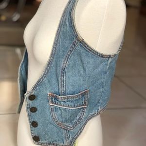 Denim vest